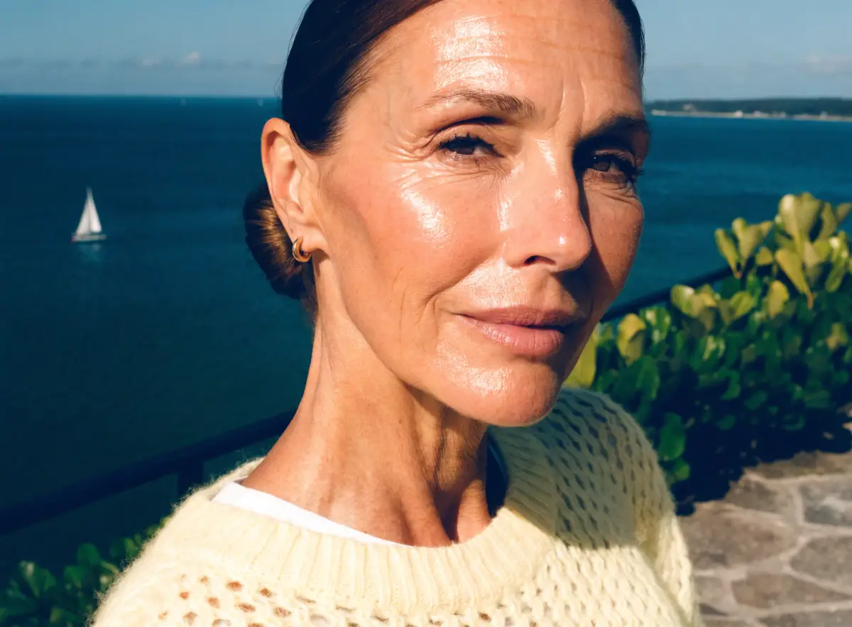 A guest's refreshed, hydrated skin after a Glo2Facial oxygen and hydradermabrasion treatment at Pura Vida in Fleming Island, FL